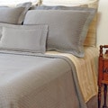 Diamante Twin-size Grey Matelasse Coverlet