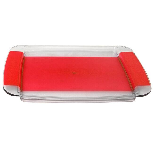 Omada Red Ruby Square Coffee Tray