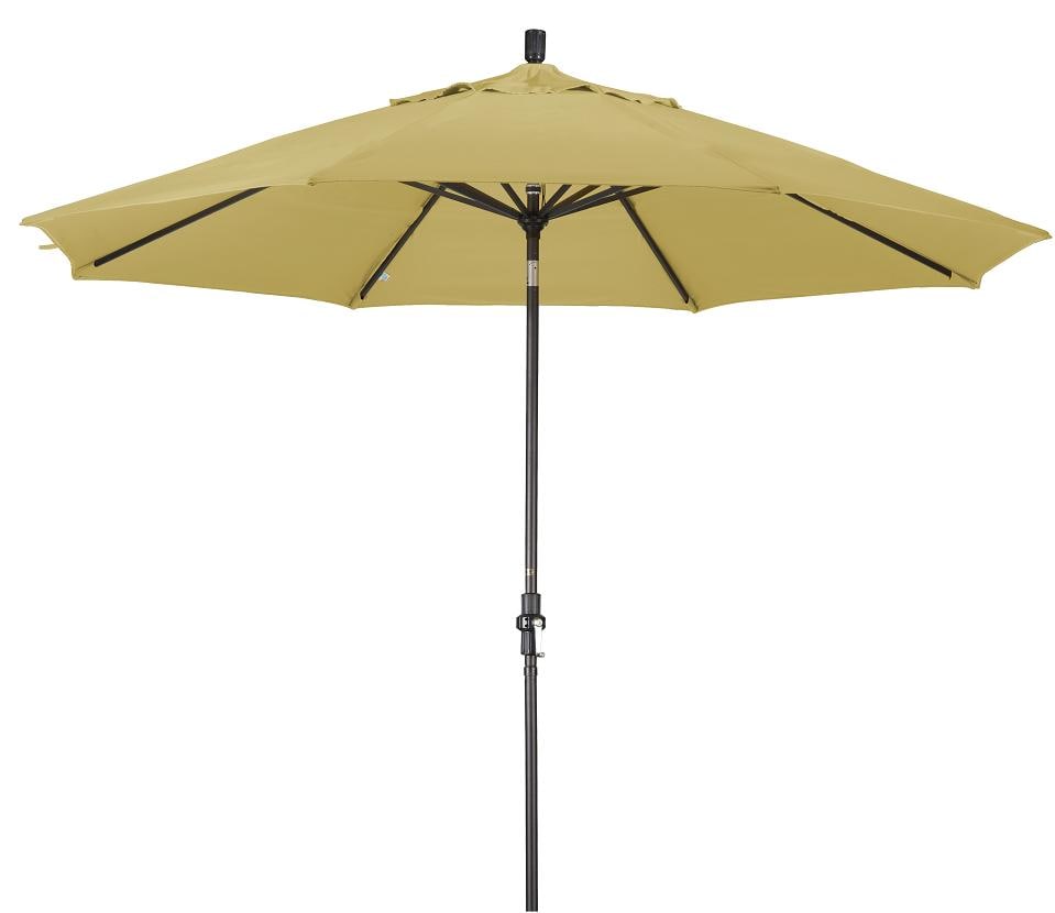 Alluminum 11 ft Wheat Patio Umbrella with Sunbrella L13821429