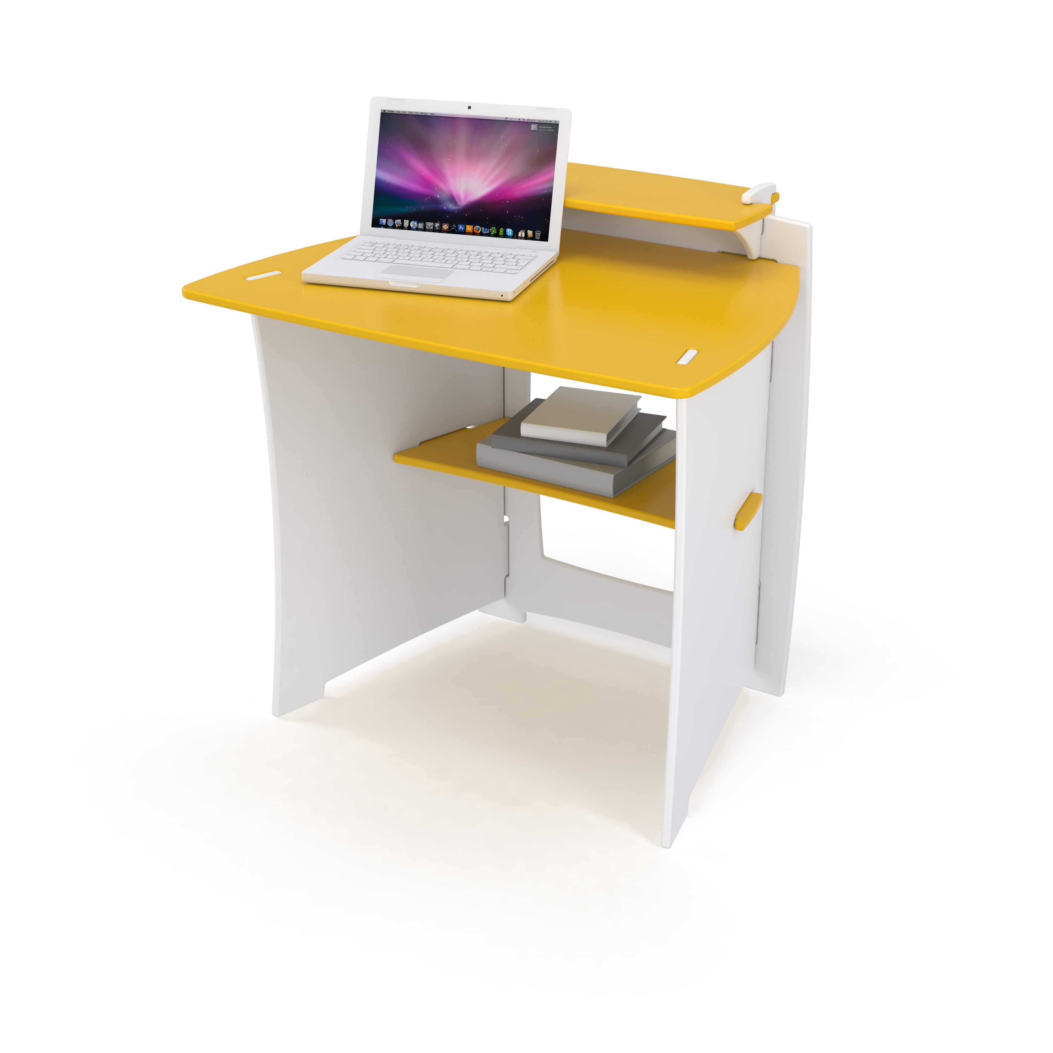 Shop Legare Yellow And White 34 Inch Kids Desk Free Shipping