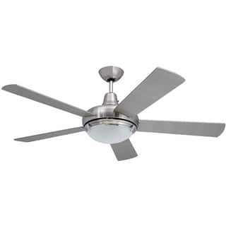 ceiling fan light inch contemporary nickel fans brushed remote lighting overstock lights aztec customer decor today cool shade control
