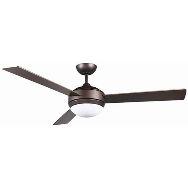 Shop Contemporary Bronze Two Light Ceiling Fan Overstock 6165587