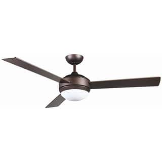 light fan bronze ceiling contemporary inch fans nickel lighting brushed customer overstock