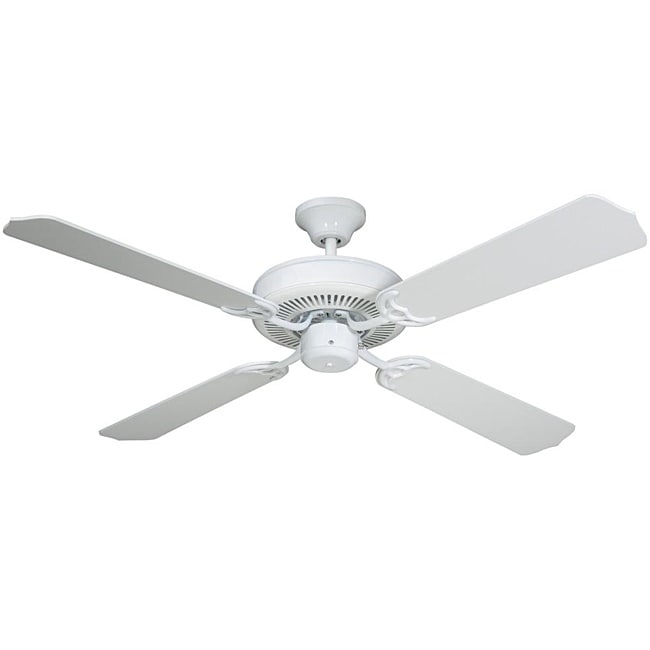 Shop Transitional White Ceiling Fan Free Shipping Today