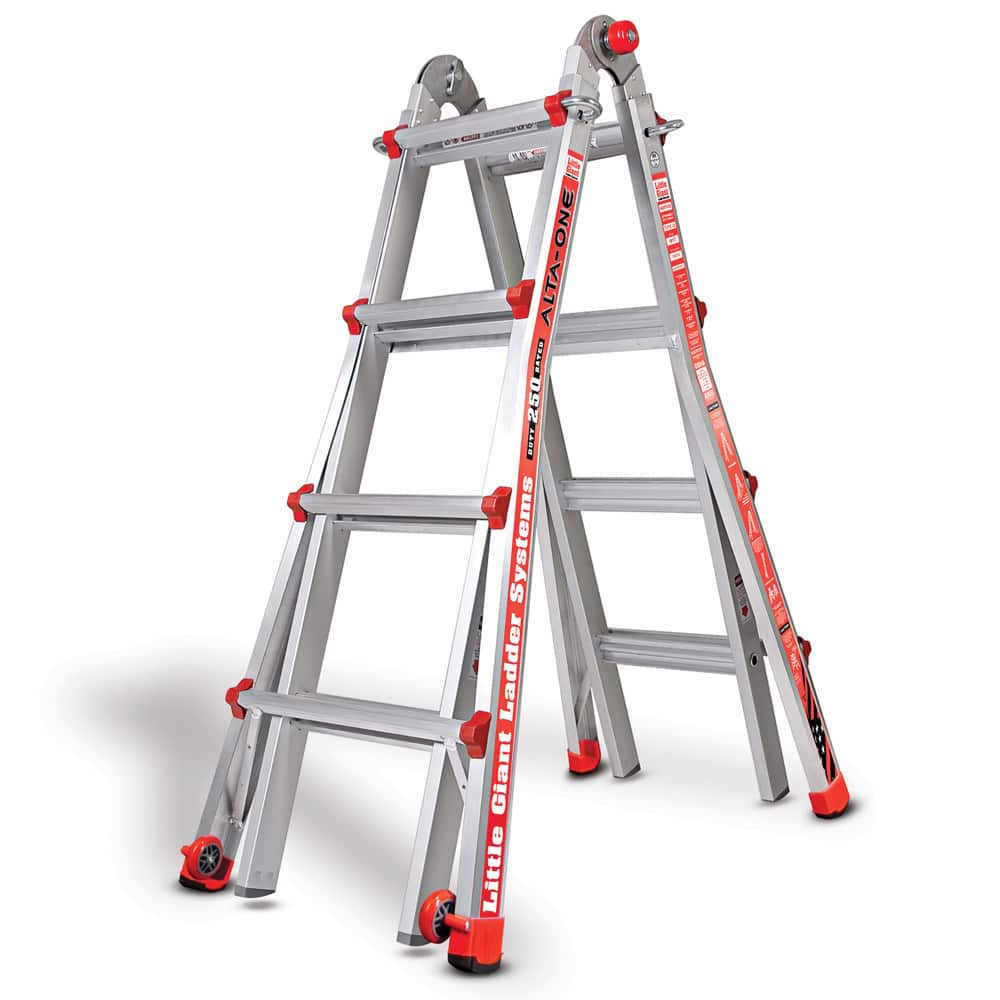 Little Giant Alta-One 15 ft. Multi-Use Aluminum Type 1 Ladder - Silver