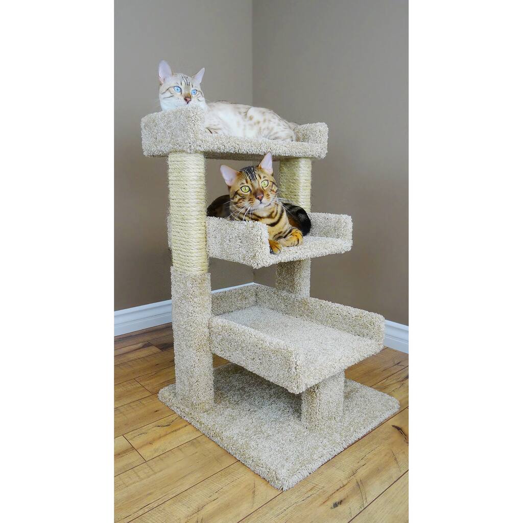 New Cat Condos 33-inch Triple Cat Perch