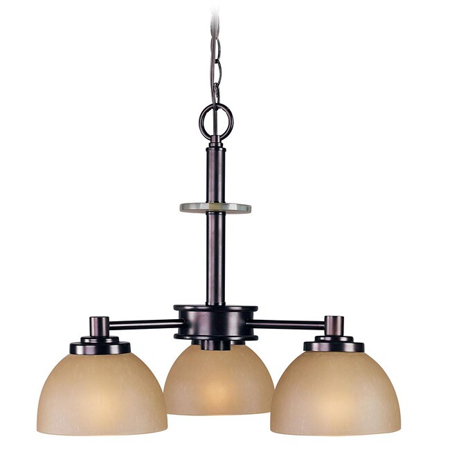Woodbridge Lighting Ajo 3-light Cordovan Chandelier
