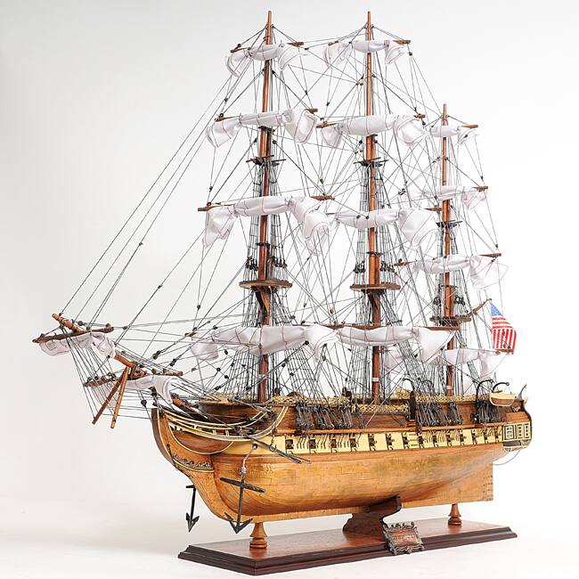 Old Modern Handicrafts USS Constitution Copper-Bottom Model