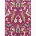 Artist's Loom Hand-tufted Transitional Floral Wool Rug (9'x13')
