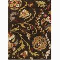 Artist's Loom Hand-tufted Transitional Floral Wool Rug (9'x13')