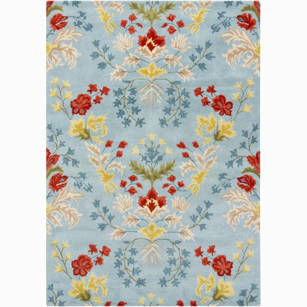 Artist's Loom Hand-tufted Transitional Floral Wool Rug (9'x13')