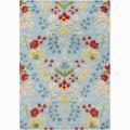 Artist's Loom Hand-tufted Transitional Floral Wool Rug (9'x13')