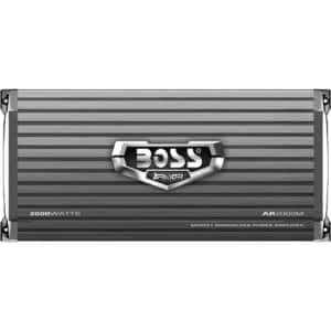 BOSS AUDIO AR2000M Armor 2000-Watt Monoblock, Class A/B 2 to 8 Ohm St