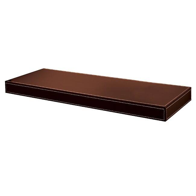Azure Leather Floating Shelf (10" x 36")