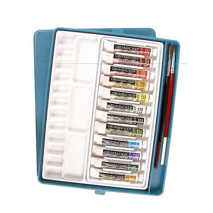 Grumbacher Artists Sketchbox Academy Watercolor Set