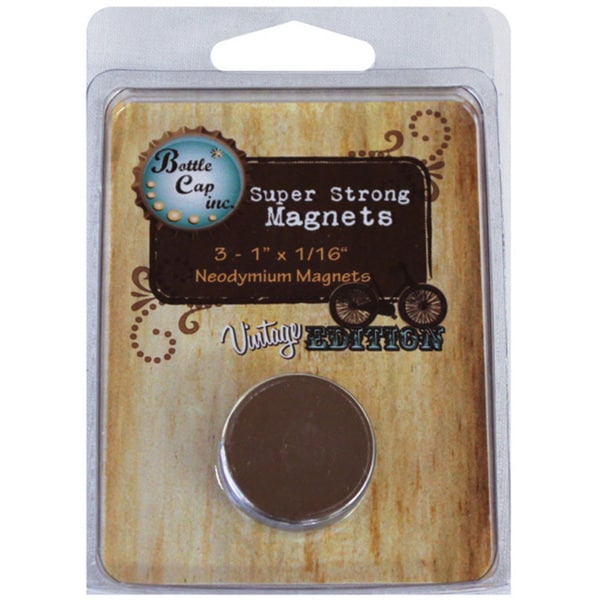Vintage Collection Super Strong Magnets (Pack of 3)