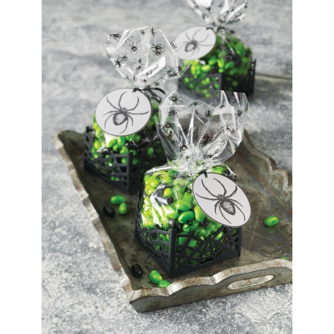 Martha Stewart Spiderweb Cello Treat Bags (pack Of 6)