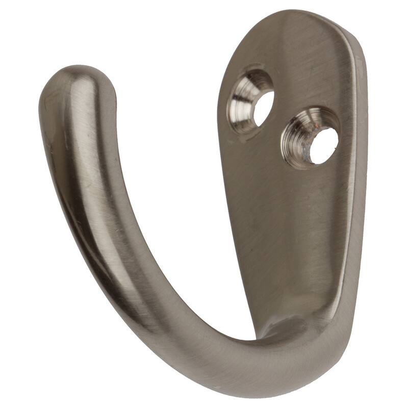 GlideRite Satin Nickel Robe and Coat Hooks (Case of 25)