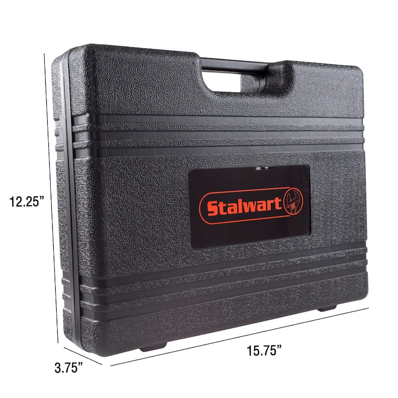 74-Piece 12V Cordless Drill and 3.6V Screwdriver Set - Rechargeable Cordless Power Tools with Bits and Sockets by Stalwart