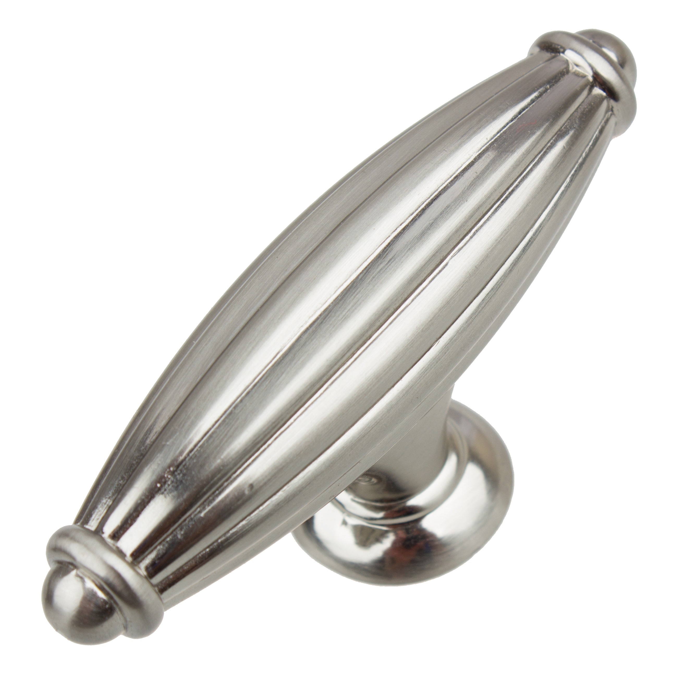 Gliderite 2.5 inch Satin Nickel Fluted Cabinet Knobs (case Of 25)