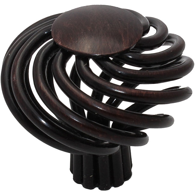 Gliderite 1.5 inch Oil Rubbed Bronze Round Birdcage Cabinet Knobs (pack Of 25)