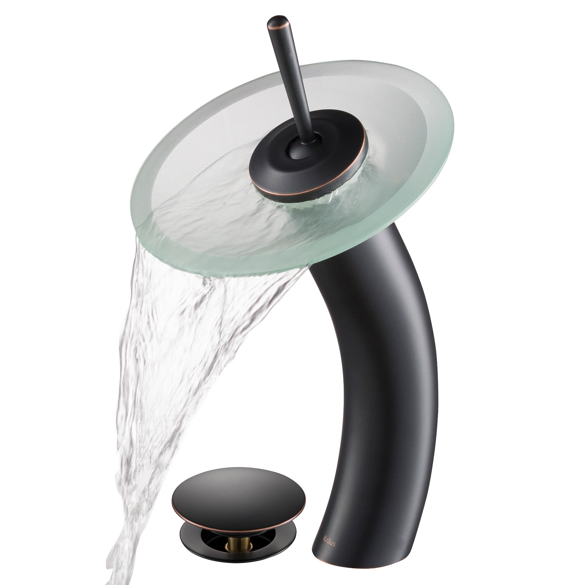 Kraus Kgw 1700 Single Hole Handle Vessel Gl Waterfall Bathroom Faucet With Pop Up Drain In Oil Rubbed Bronze Kraus Kgw 1700 Single Hole Handle Vessel Gl Waterfall Bathroom Faucet With Pop Up Drain In Oil Rubbed Bronze
