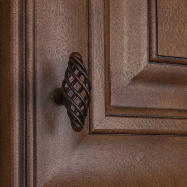 Shop Gliderite 2 Inch Rustic Bronze Birdcage Cabinet Knobs Case