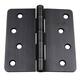 GlideRite 4 x 1/4-inch Radius Oil Rubbed Bronze Door Hinges (Case of 24 ...