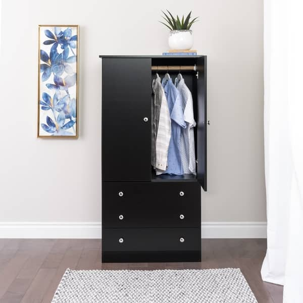 Shop Juvenile Wardrobe With Three Drawers 3 Finishes Free