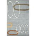 Safavieh Handmade Soho Modern Abstract Blue Wool Rug - 7'6 x 9'6