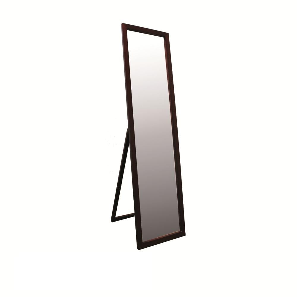 Walnut Finish 55 inch Stand Mirror