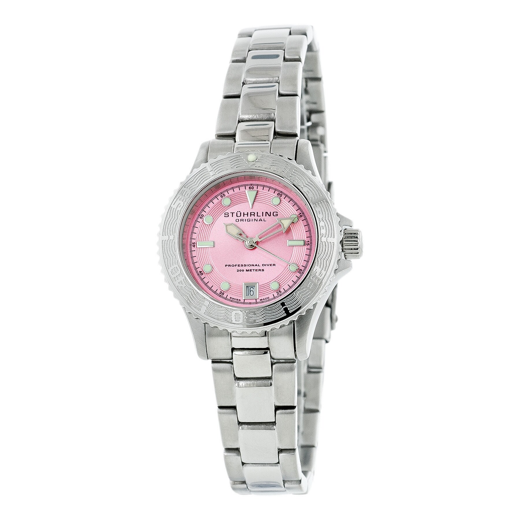 stuhrling women's professional dive watch