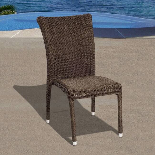 Amazonia Teak Rectangular 9-piece Teak and Wicker Dining Set - 9 Piece