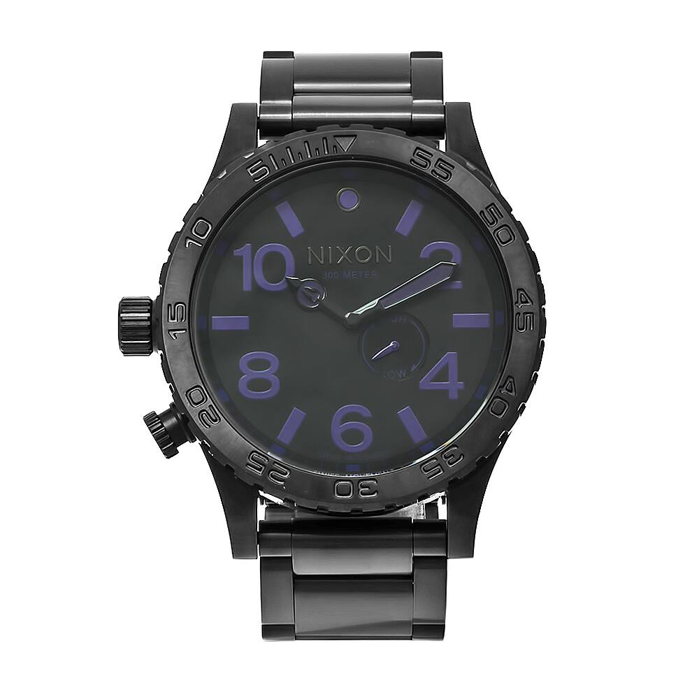 Nixon Men's Chronograph Black Stainless Steel Watch