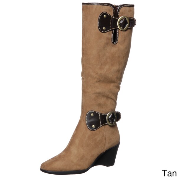 Wonderling' Wedge Boots - Overstock 