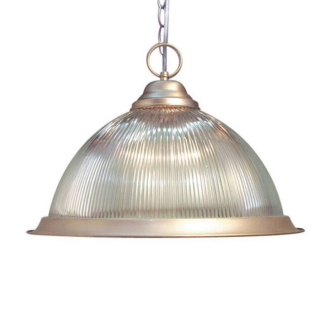 Woodbridge Lighting Basic 1-light Satin Nickel Pendant