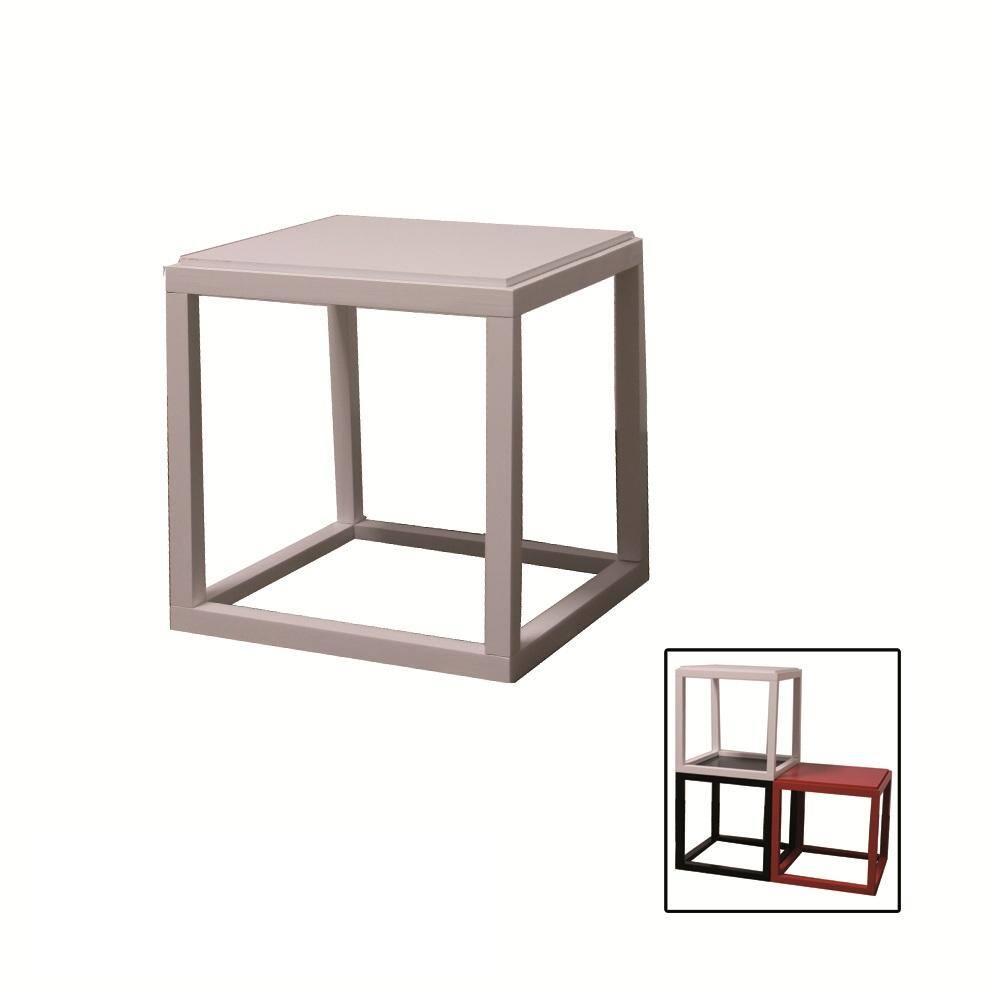 Stackable White Cubic Table