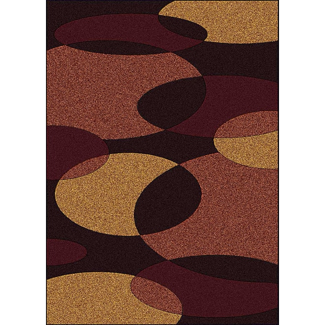 Brilliance Circles Olefin Area Rug (33 X 411)