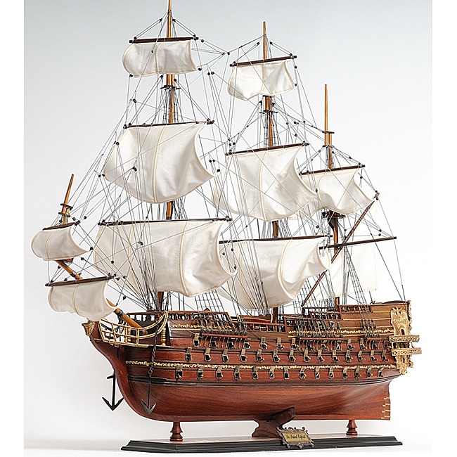 Shop Old Modern Handicrafts 'St Espirit' Model Ship - On Sale - Ships ...