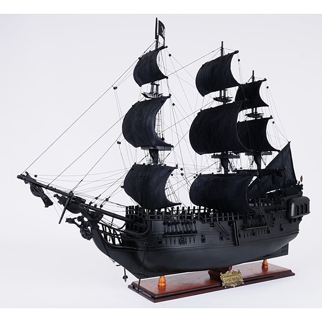 Old Modern Handicrafts 'Black Pearl' Pirate Ship Model - Free Shipping ...