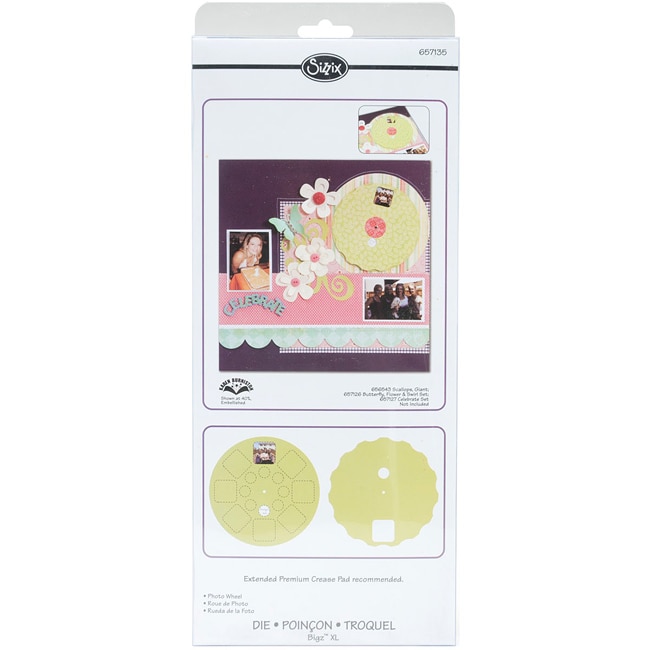 Sizzix Bigz Xl Photo Wheel Bigkick Big Shot Die