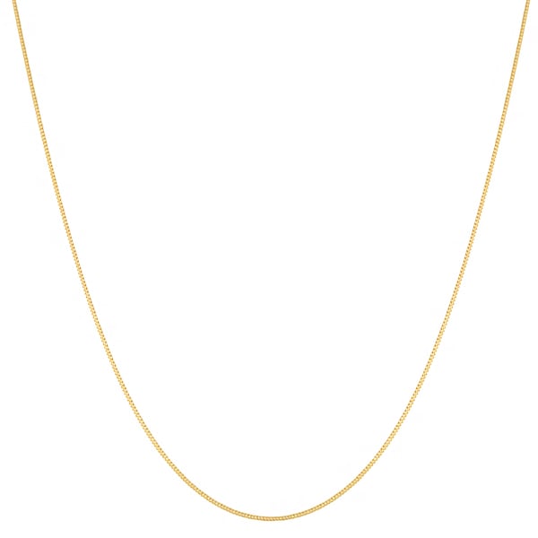 Shop 14k Yellow Gold Baby Curb Link Chain (16-20 inches) - Free ...