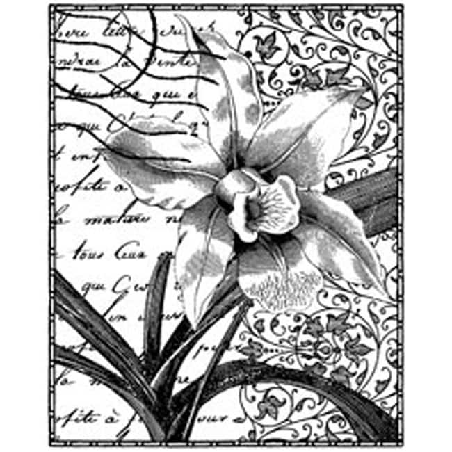 Magenta Orchid Cling Stamps