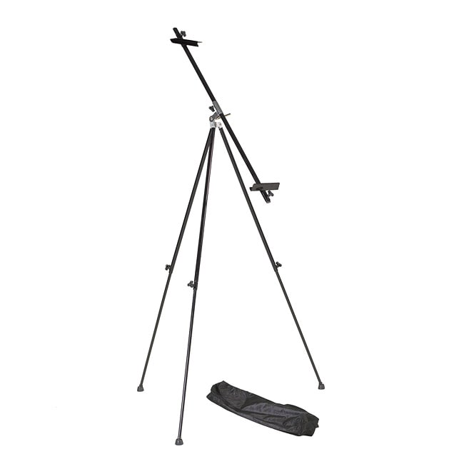 Universatile Portable Metal Adjustable Field/watercolor Artist Easel (BlackMaterials Aluminum, plasticDimensions 76 inches x 33 inches x 31 inches Accomodates artwork 27 inches highImported )