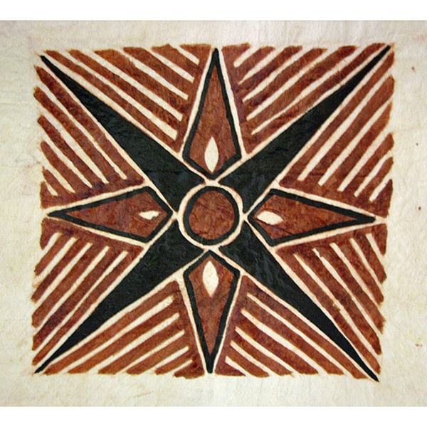 Shop Samoan Siapo Bark Cloth Art Samoa Overstock 6179559