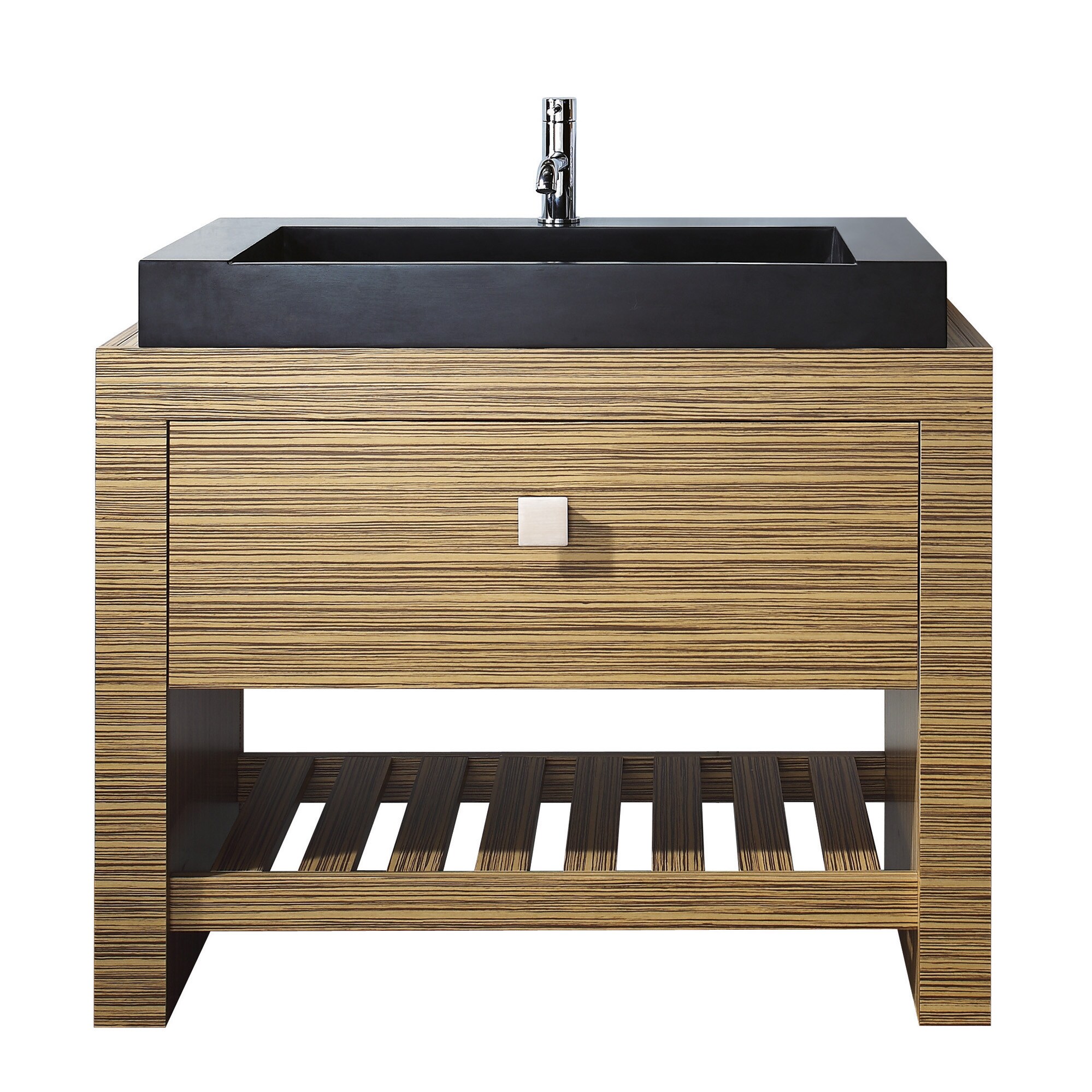 Brentwood Stone Vessel Sink 39-inch Vanity