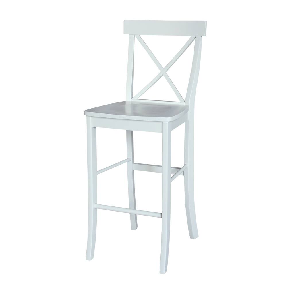 X-back Linen Bar Stool