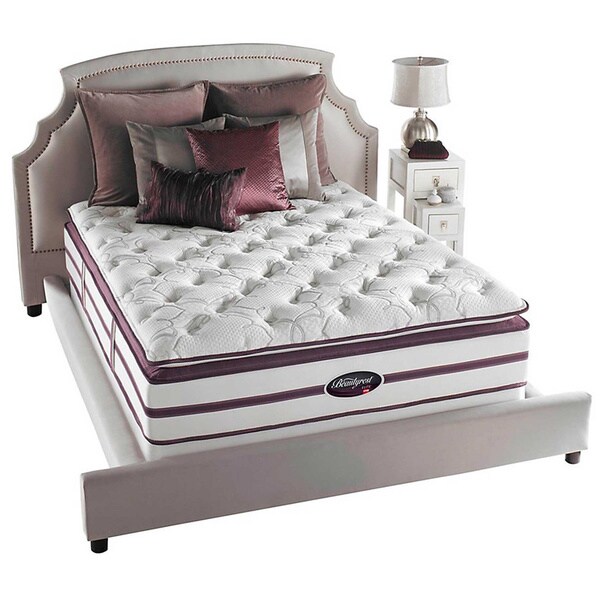 Beautyrest Elite Plato Plush Firm Super Pillow Top Cal King-size Mattress Set