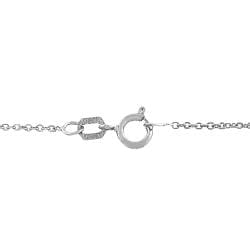 Fremada 14k White Gold 20 inch Diamond cut Cable Chain Fremada Gold Necklaces