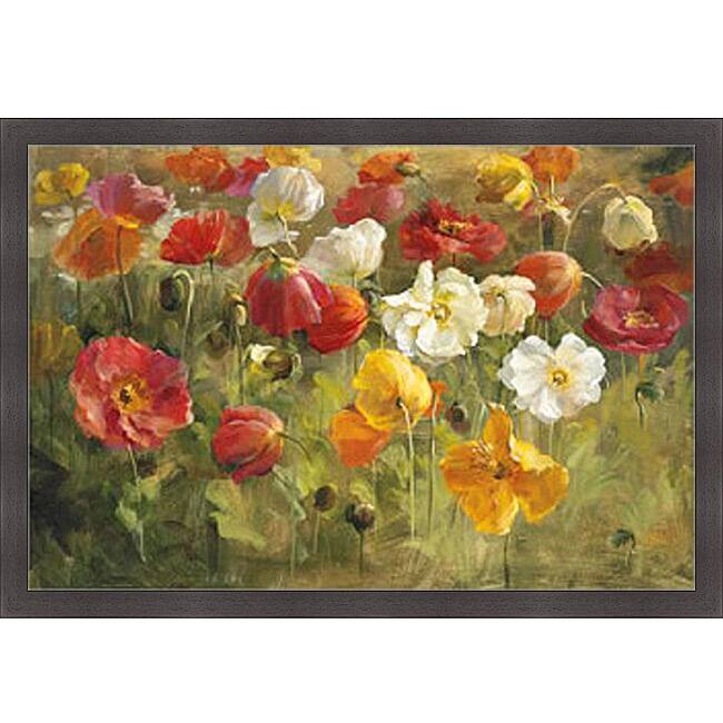 Danhui Nai 'Poppy Field' Framed Print Art